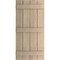 Ekena Millwork Rustic Four Board Joined Board-n-Batten Rough Sawn Faux Wood Shutters, 22W x 90H, PR SHUBJS22X90RSPR - alternate 13